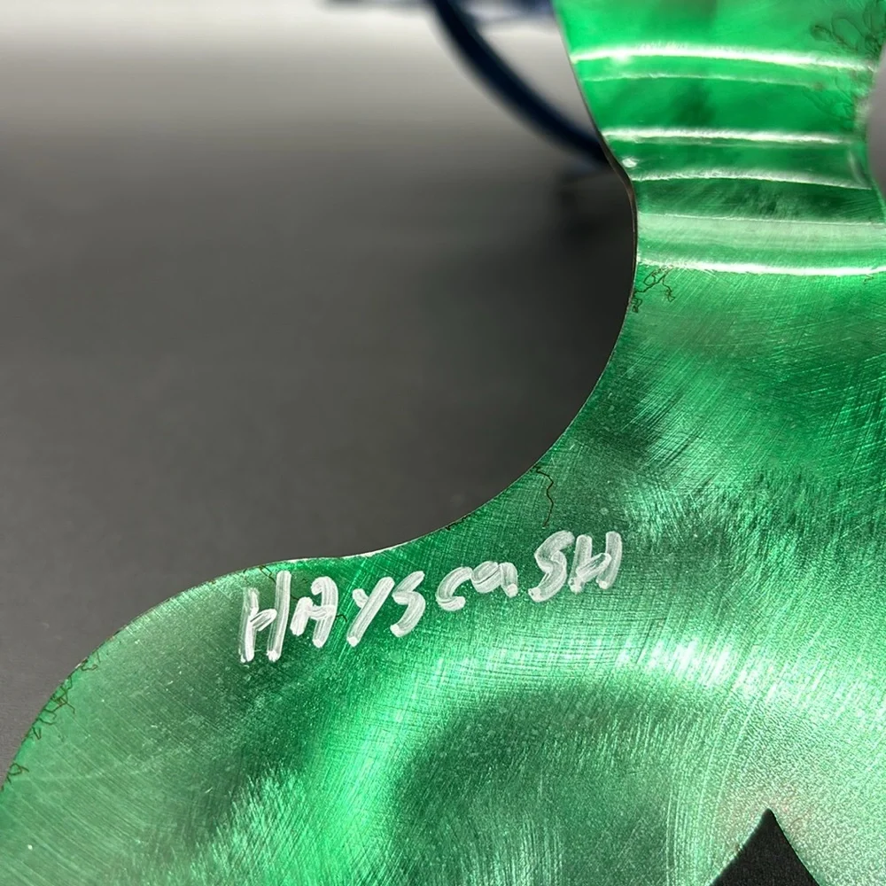 Hays Cash Metal Mermaid Wine Bottle Holder